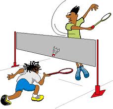 Resultado de imagen de dibujo badminton
