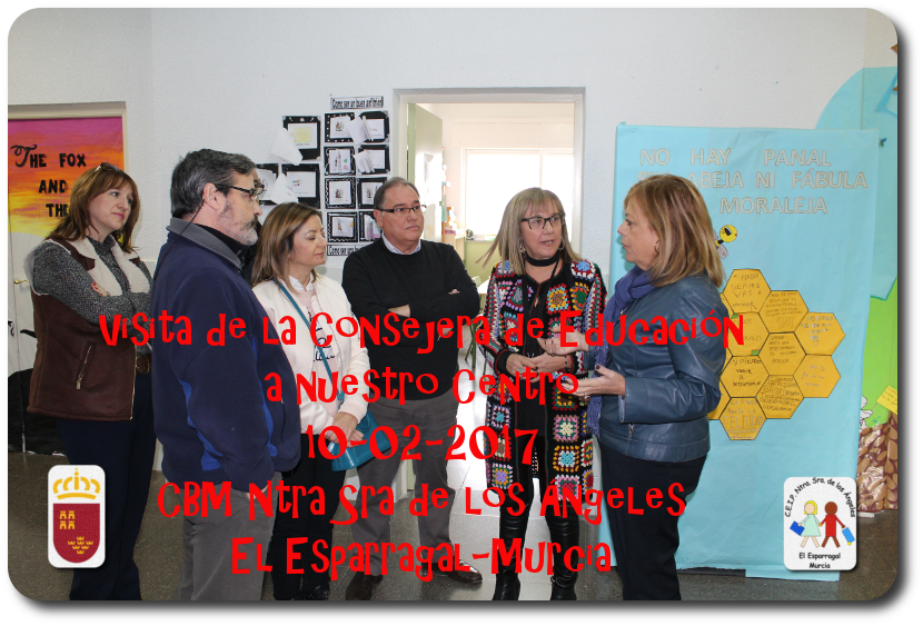 VISITA DE LA CONSEJERA DE EDUCACIÓN