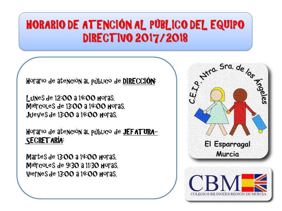 ATENCI&Oacute;N AL P&Uacute;BLICO EQUIPO DIRECTIVO