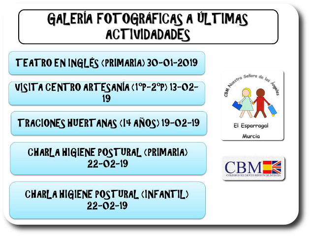 ACTIVIDADES DE ENERO