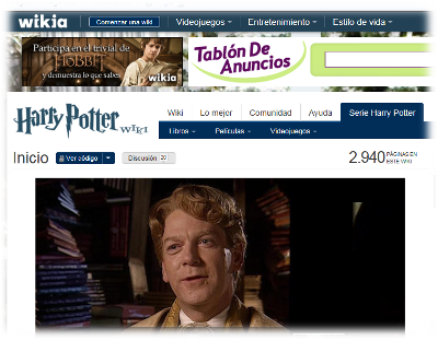 WIKI DEDICADA A HARRY POTTER