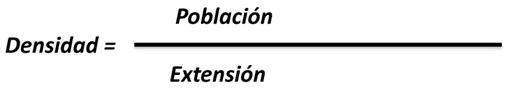 densidad